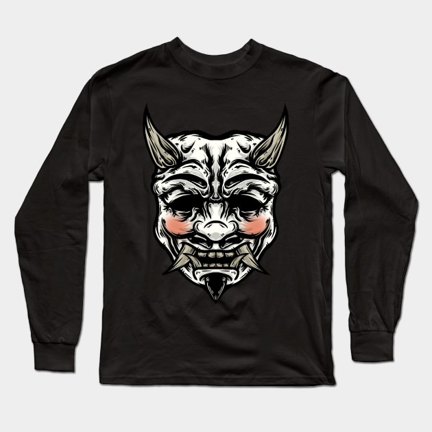 Oni fawkes Long Sleeve T-Shirt by ofthedead209